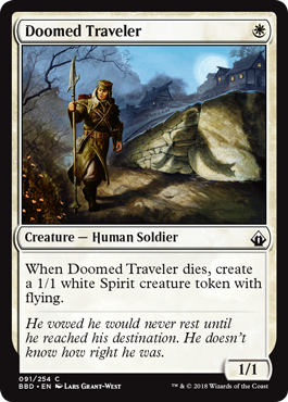 Doomed Traveler - Battlebond Spoiler