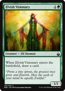 Elvish Visionary - Battlebond Spoiler