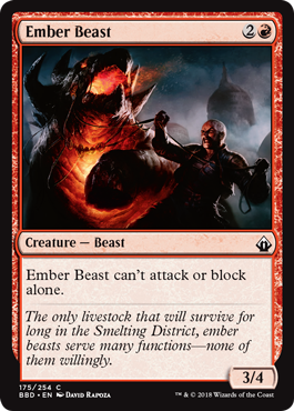 Ember Beast - Battlebond Spoiler