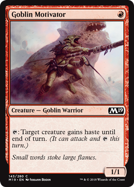 Goblin Motivator - Core 2019 Spoiler