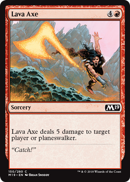 Lava Axe - Core Set 2019 Spoiler