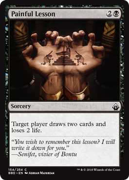 Painful Lesson - Battlebond Spoiler