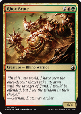 Rhox Brute - Battlebond Spoiler