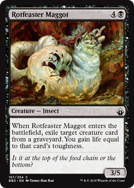 Rotfeaster Maggot - Battlebond Spoiler