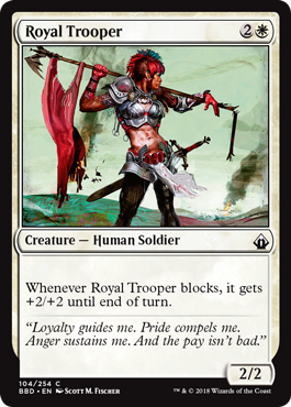 Royal Trooper - Battlebond Spoiler