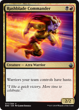 Rushblade Commander - Battlebond Spoiler