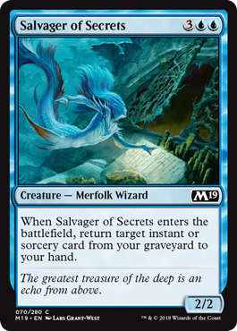 Salvager of Secrets - Core Set 2019 Spoiler