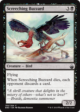 Screeching Buzzard - Battlebond Spoiler