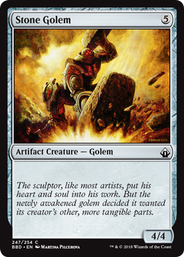 Stone Golem - Battlebond Spoiler