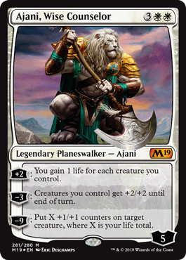 Ajani, Wise Counselor - Core 2019 Spoiler