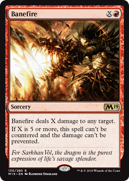 Banefire - Core Set 2019 Spoiler