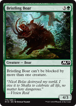 Bristling Boar - Core 2019 Spoiler