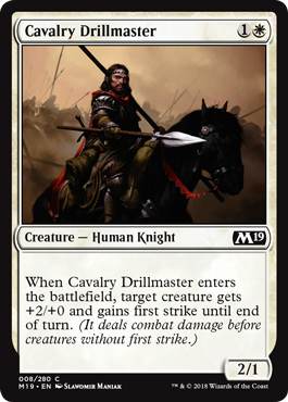 Cavalry Drillmaster - Core 2019 Spoiler