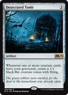 Desecrated Tomb - Core Set 2019 Spoiler