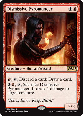 Dismissive Pyromancer - Core Set 2019 Spoiler