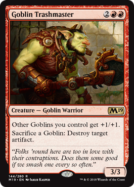 Goblin Trashmaster - Core Set 2019 Spoiler