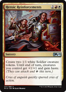 Heroic Reinforcements - Core Set 2019 Spoiler