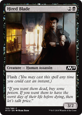 Hired Blade - Core Set 2019 Spoiler