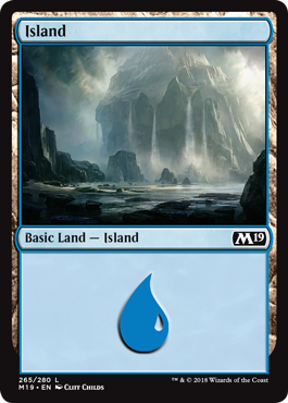 Island 1 - Core Set 2019 Spoiler