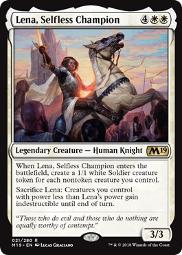 Lena, Selfless Champion - Core 2019 Spoiler