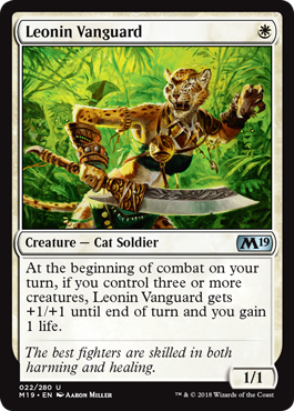 Leonin Vanguard - Core Set 2019 Spoiler