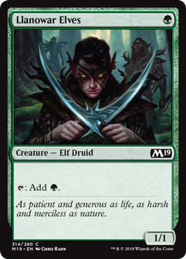 Llanowar Elves - Core 2019 Spoiler