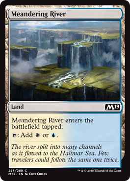 Meandering River - Core Set 2019 Spoiler