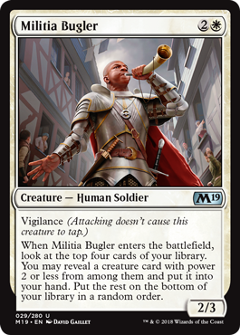 Militia Bugler - Core Set 2019 Spoiler