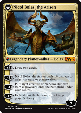 Nicol Bolas, the Arisen - Core 2019 Spoiler