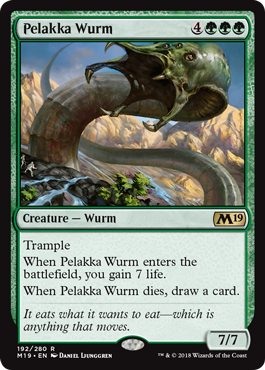 Pelakka Wurm - Core Set 2019 Spoiler