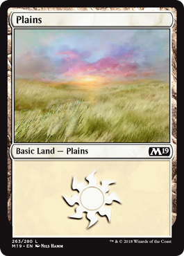 Plains 3 - Core Set 2019 Spoiler