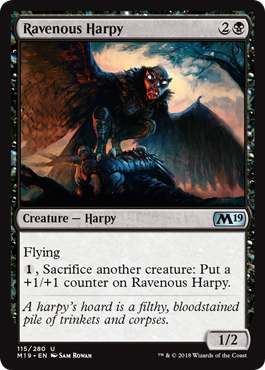 Ravenous Harpy - Core Set 2019 Spoiler