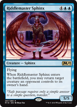 Riddlemaster Sphinx - Core 2019 Spoiler