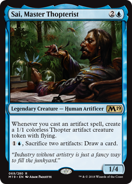 Sai, Master Thopterist - Core Set 2019 Spoiler