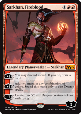 Sarkhan, Fireblood - Core Set 2019 Spoiler