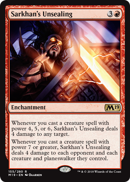 Sarkhan's Unsealing - Core 2019 Spoiler