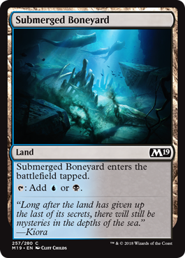 Submerged Boneyard - Core Set 2019 Spoiler