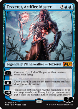 Tezzeret, Artifice Master - Core Set 2019 Spoiler