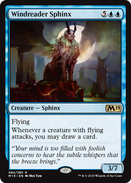 Windreader Sphinx - Core Set 2019 Spoiler