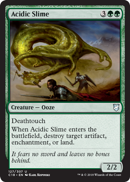 Acidic Slime - Commander 2018 Spoiler