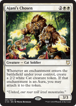 Ajani's Chosen - Commander 2018 Spoiler