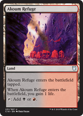 Akoum Refuge - Commander 2018 Spoiler