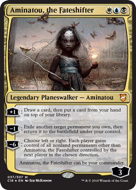 Aminatou, the Fateshifter - Commander 2018 Spoiler