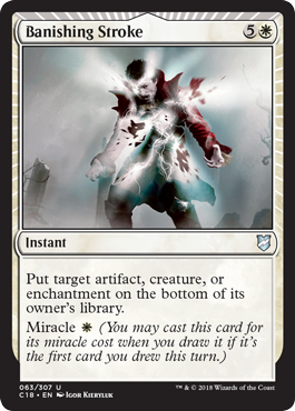 Banishing Stroke - Commander 2018 Spoiler