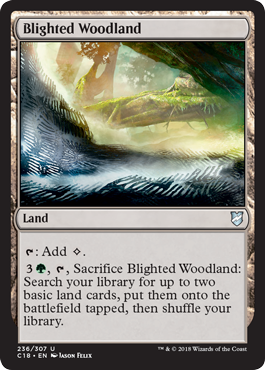 Blighted Woodland - Commander 2018 Spoiler