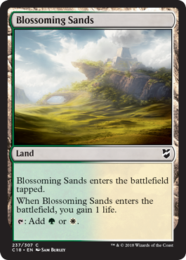 Blossoming Sands - Commander 2018 Spoiler