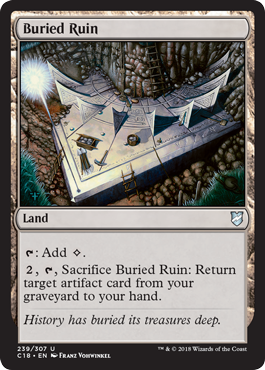 Buried Ruin - Commander 2018 Spoiler