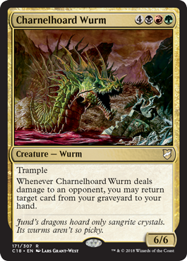 Charnelhoard Wurm - Commander 2018 Spoiler