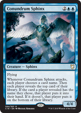 Conundrum Sphinx - Commander 2018 Spoiler