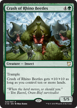 Crash of Rhino Beetles - Commander 2018 Spoiler